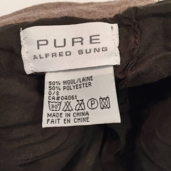 Alfred Sung Cloche Hat Front Strap Wool Blend - Picture 7 of 8